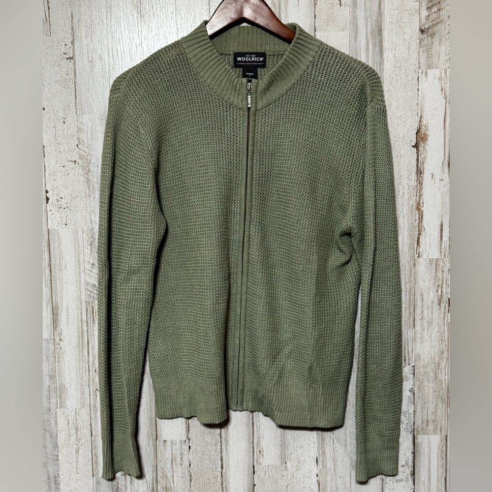 Woolrich Meadow‎ Zip Up Sweater Large